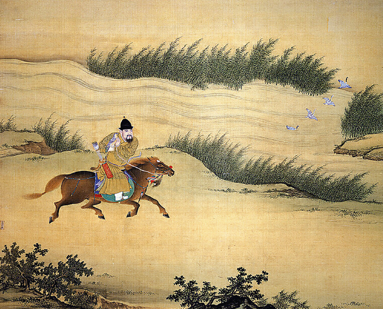 《宣宗行乐图》。
